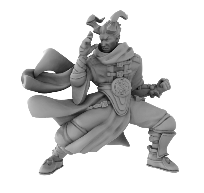 Tiefling Monk Unarmed - Only-Games