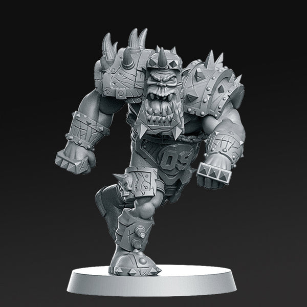 09 Orc Blitzer Fantasy Football 32mm - Only-Games