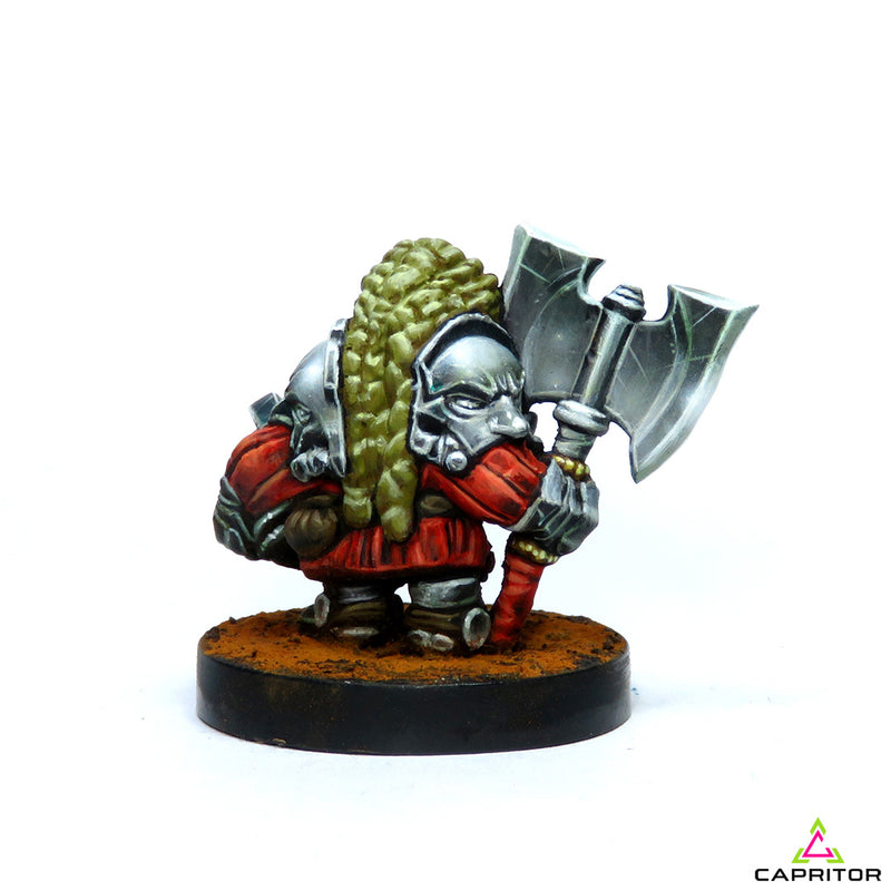 Female Dwarf Champion - 28mm Scale - Only-Games