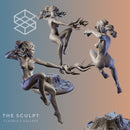 Pack  Fantasy Elves Naked 75mm - Only-Games