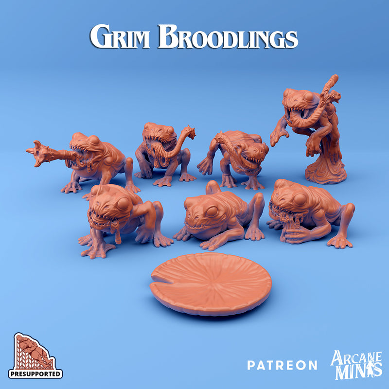 Grim Broodlings - 7 Minis Pack - Only-Games