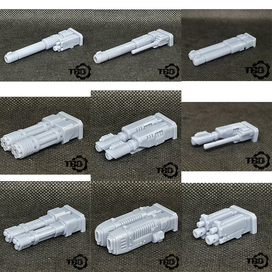 Double Turret V2 - ALL WEAPONS - Tight Bore Designs - Miniatures by ...