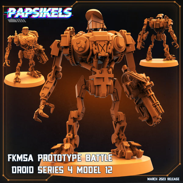 FKMSA PROTOTYPE BATTLE DROID SERIES 4 MODEL 12 - Only-Games