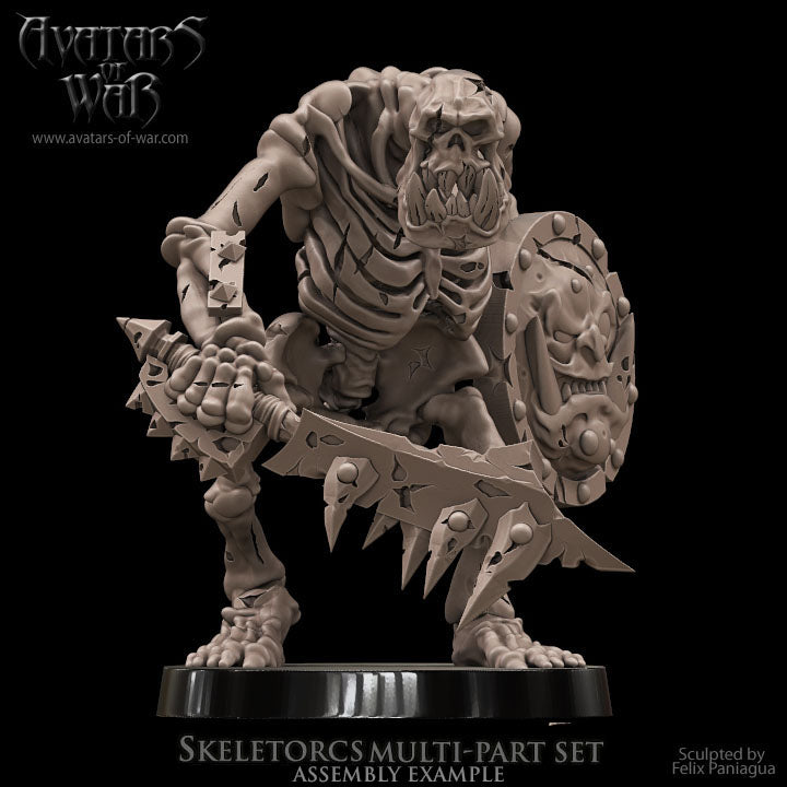 Skeleton Orcs multi-part set - Only-Games