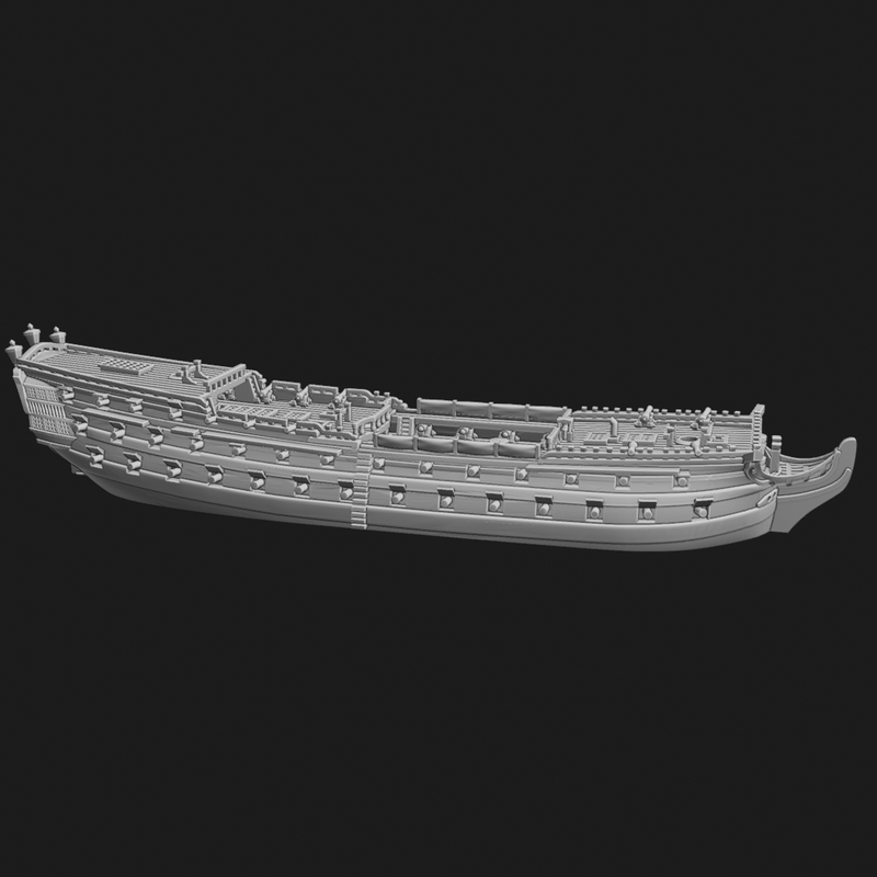 1/700 & 1/1200 Arrogant/Edgar/Elizabeth-class 3rd rate (74 guns), 1761-1868 - Only-Games