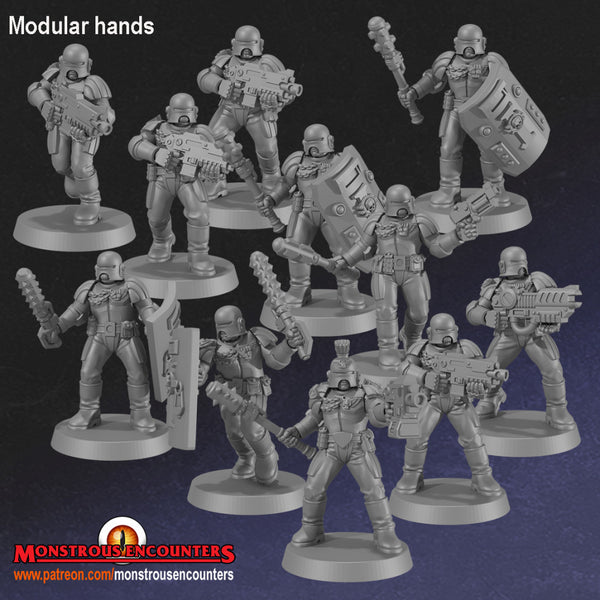 Imperial Arbiters w/Modular Weapon Hands - Only-Games