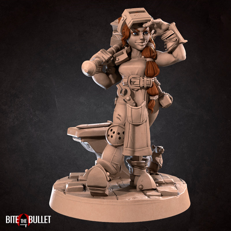 Helen, the Blacksmith Halfling - Only-Games