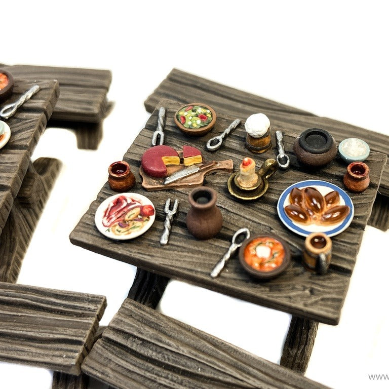 Medieval dining tables - Only-Games