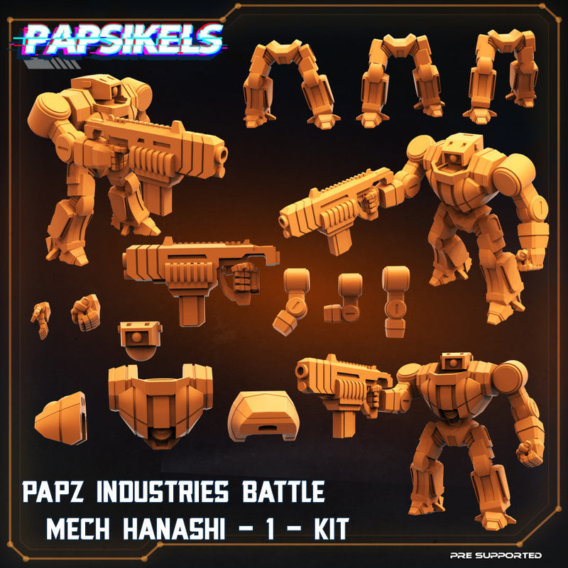 PAPZ INDUSTRIES BATTLE MECH HANASHI - 1 KIT - Only-Games