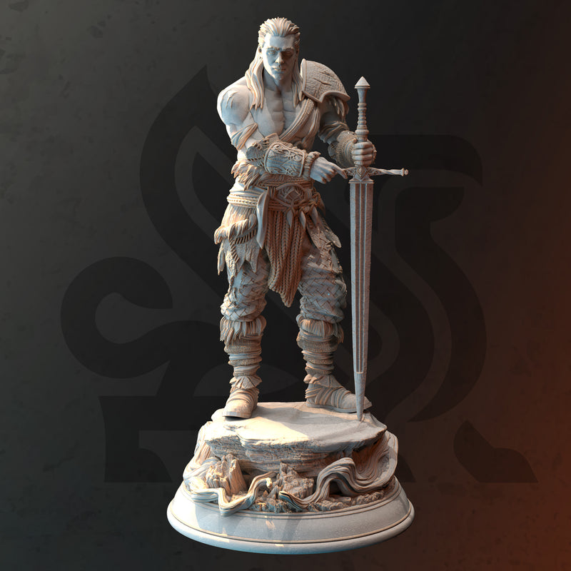 Human Wild Barbarian Fighter - Lucian Grey - Only-Games