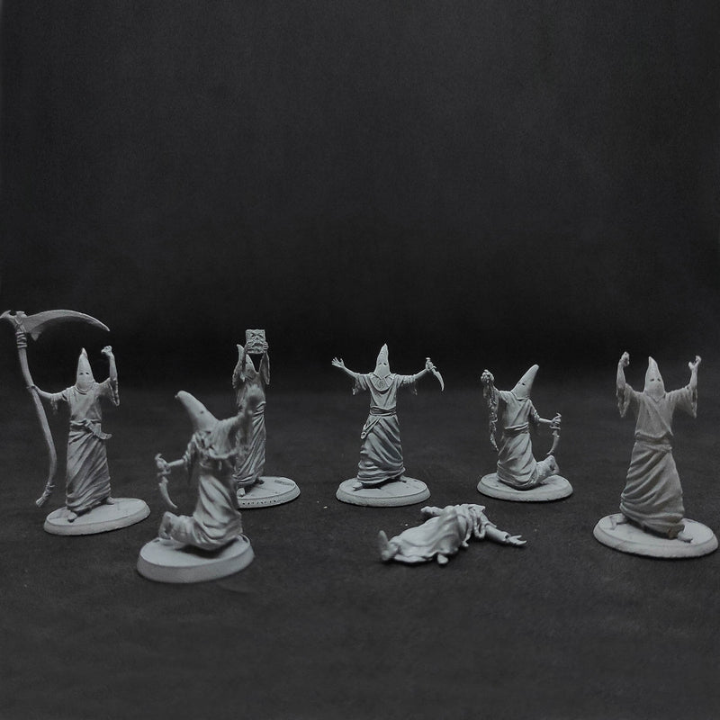 CHARACTERS SET - NYARLATHOTEP CULT - HUMANS CULTIST - Only-Games