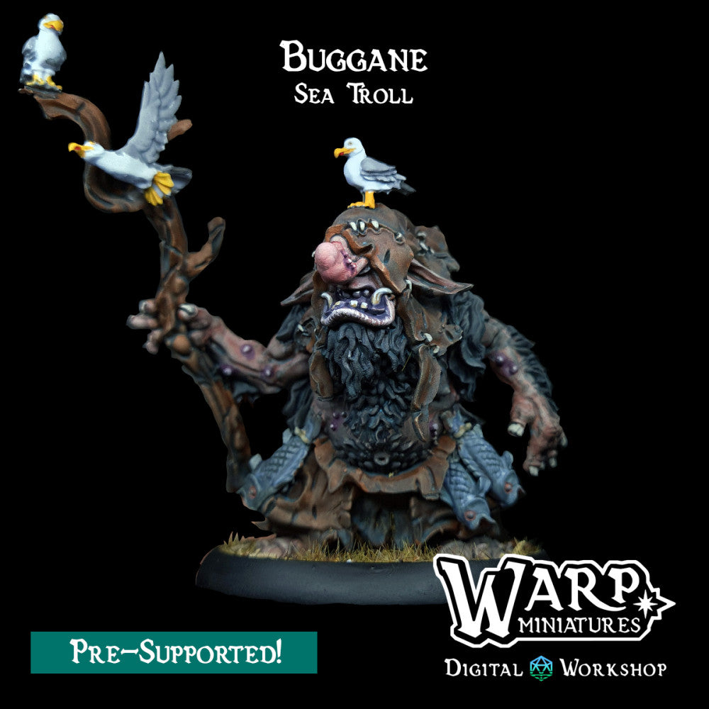 Buggane - Sea Troll - Warp Miniatures - Miniatures by Only-Games.co