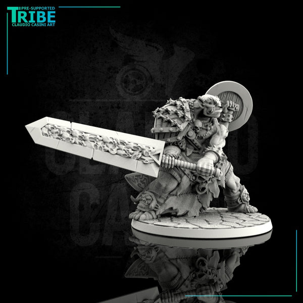 (L 0007) Abomination orc troll with big sword - Only-Games