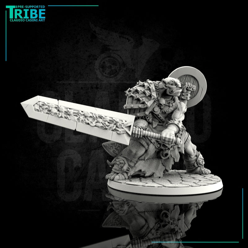 (L 0007) Abomination orc troll with big sword - Only-Games