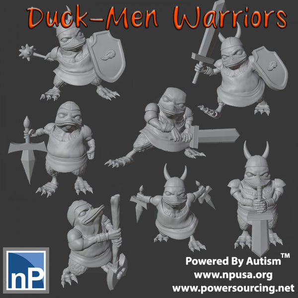 Fantasy Duck-Men Warriors - Only-Games