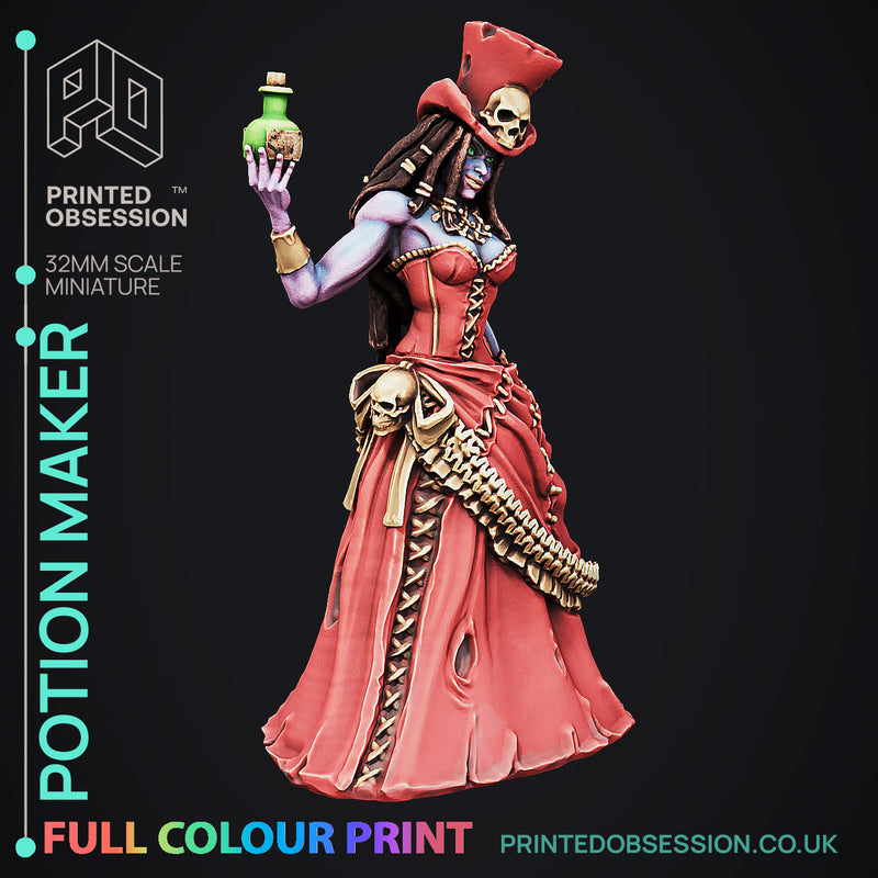 Potion Maker - Pre-Coloured - 32mm Scale - Only-Games