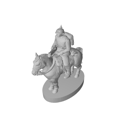 3D Printed WW1 German Cavalry (x10) - Only-Games