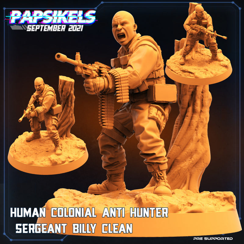 HUMAN COLONIAL ANTI HUNTER SERGEANT BILLY CLEAN - Only-Games