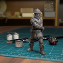 City Guard Draw Sword - Frostgrave Pathfinder - Fantasy DND - TytanTroll Miniatures - Only-Games