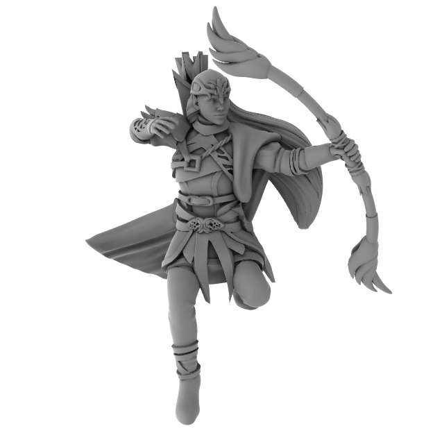Sun Elves Outstrider Female - No Base - Only-Games