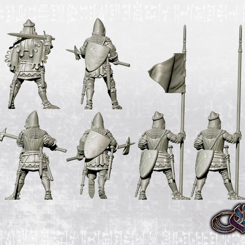 Knights with Polearms - 28mm (Historic Scale) - Only-Games
