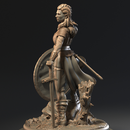 SHIELD-MAIDEN: VIKING FEMALE WARRIOR 75MM - Only-Games