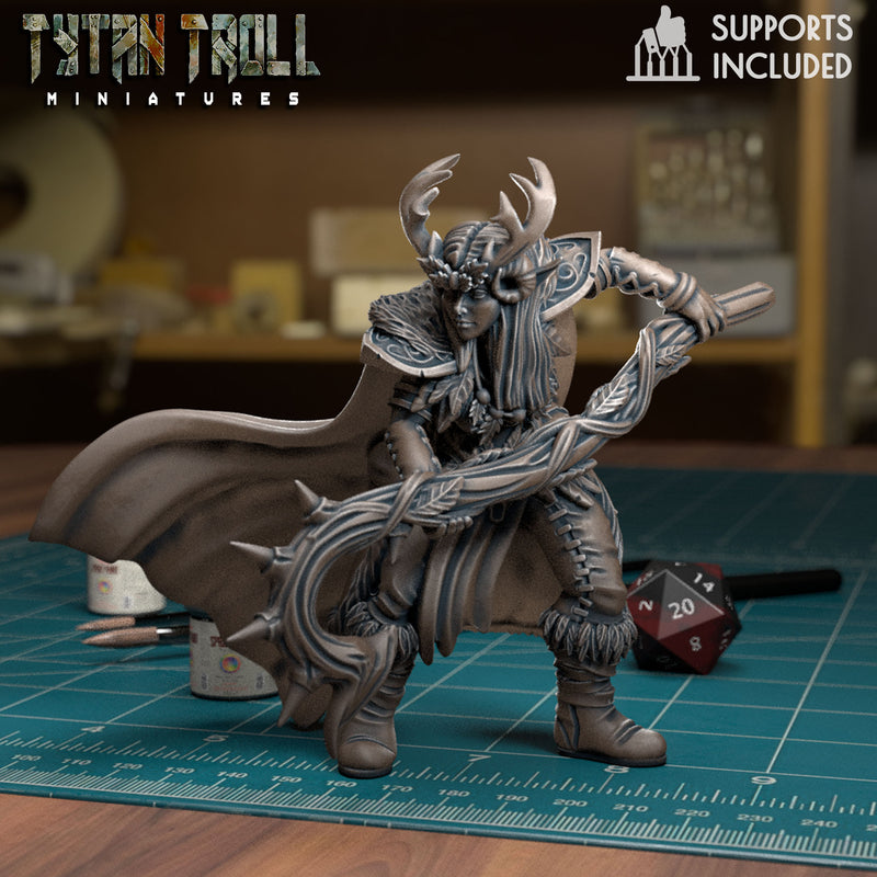 Druid Staff 04 - TytanTroll Miniatures - DnD - Fantasy - Only-Games