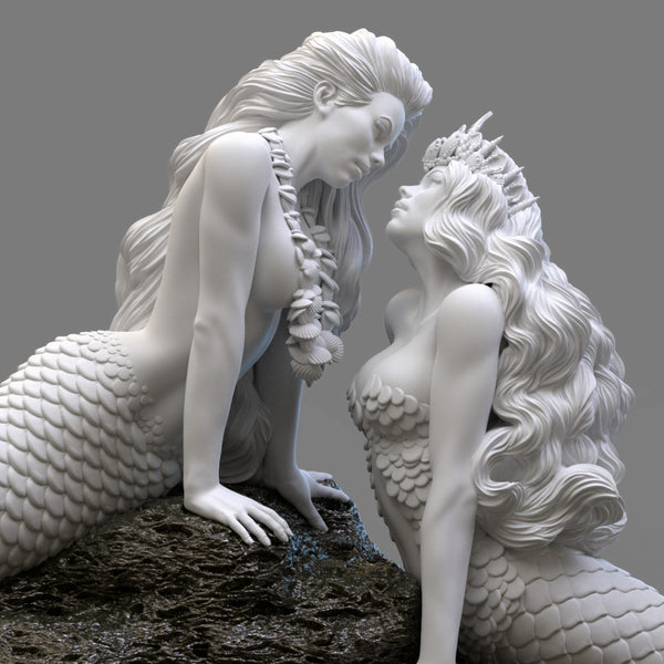"Mermaids In Love" 75mm - Only-Games