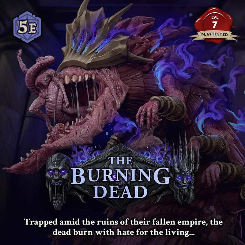 The Burning Dead - Physical 5e Adventure Booklet - Only-Games