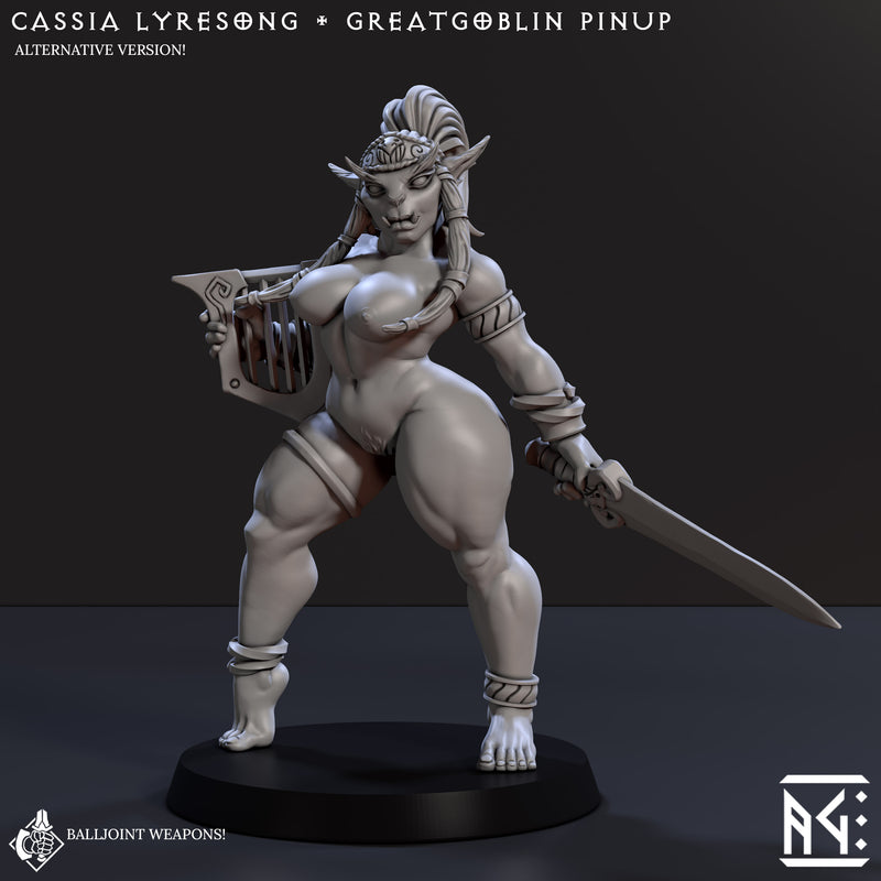 Cassia Lyresong - Greatgoblin Pinup (Bronzeclad Greatgoblins) - Only-Games