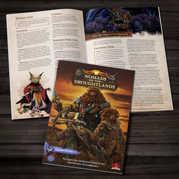 Nomads of the Droughlands - 5e Adventure Booklet - Only-Games