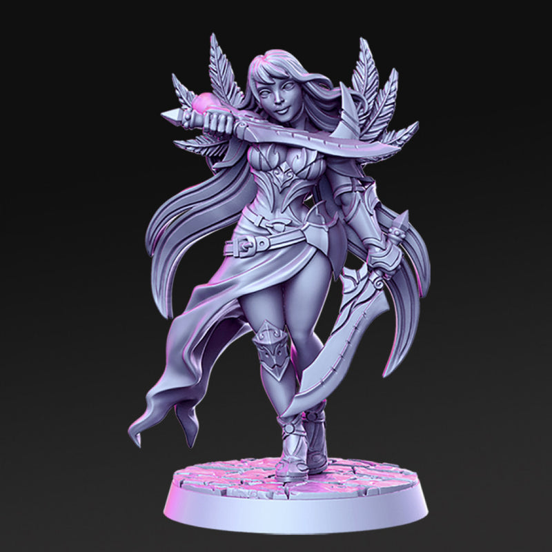 Valeen - Female blade dancer - 32mm - DnD - Only-Games