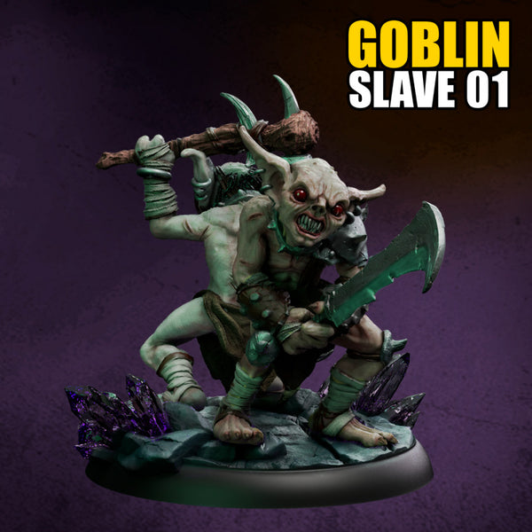 CHARACTERS SET - MINE WAR - PART 1 - GOBLIN SLAVE 01 - Only-Games