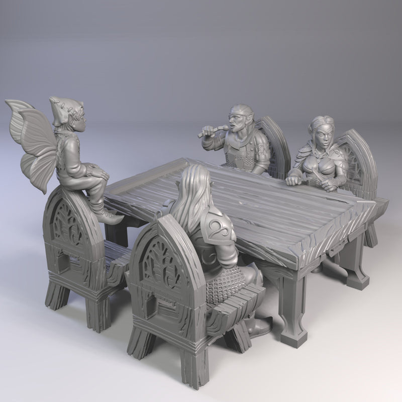 Elven Dinner (SITTING FOLKS) - Only-Games