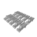 10pc 3D Printed Polish Fiat 621 Truck Open Back - Only-Games