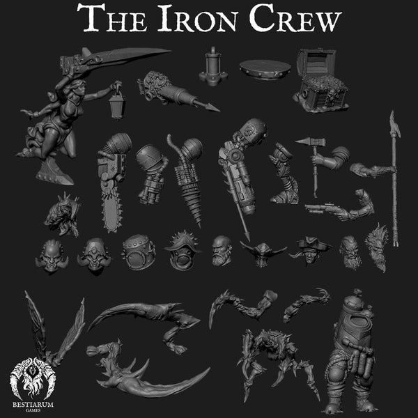 The Iron Crew - Kitbash Set - Only-Games