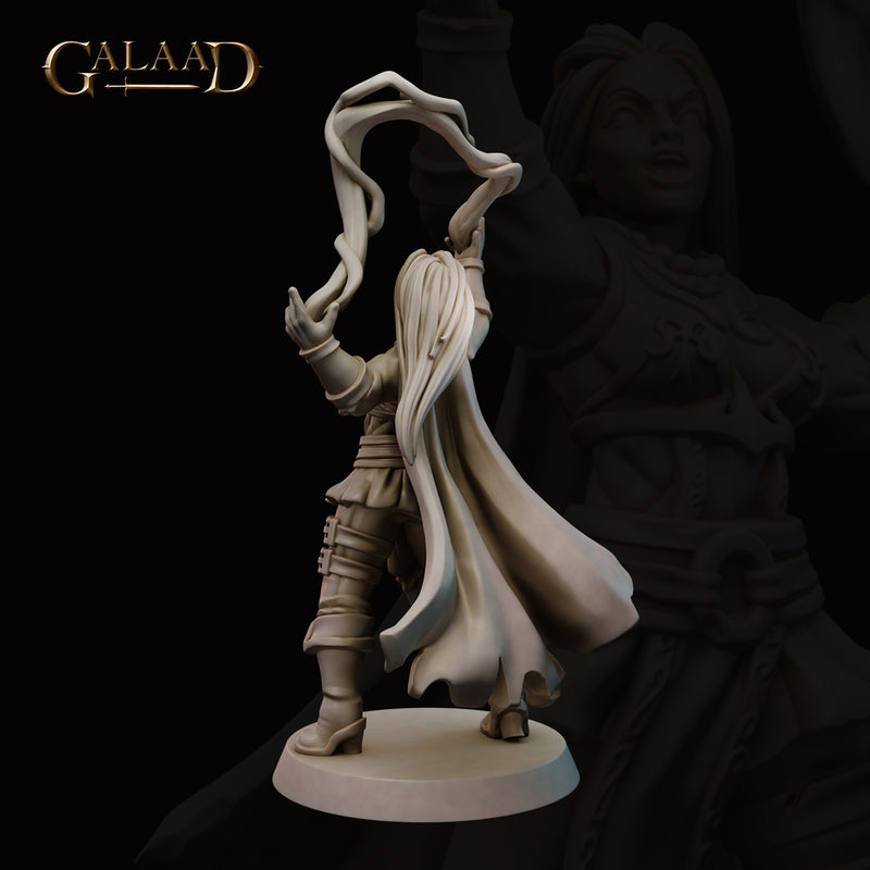 Female Mage Casting - Only-Games