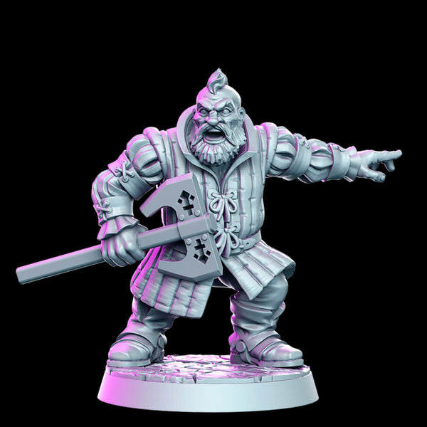 Bori van Gilden - Dwarf witcher- 32mm - DnD - Only-Games