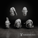 Male Jester Head Bits Set x5 - Only-Games