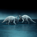 Pachyrhinosaurus duel 1-35 scale dinosaur fight - Only-Games