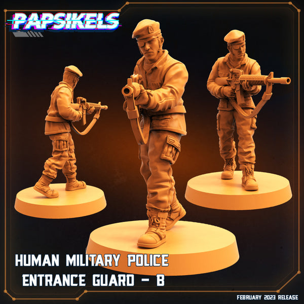 HUMAN MILITARY POLICE ENTRANCE GUARD B - Only-Games