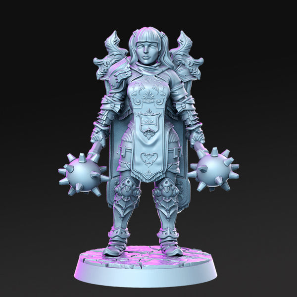 Samira - Female paladin- 32mm - DnD - Only-Games