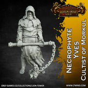 Necrophytes - Cultists Of Morkul - Set of 3 (32mm scale) - Only-Games