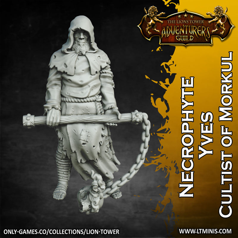 Necrophytes - Cultists Of Morkul - Set of 3 (32mm scale) - Only-Games