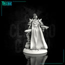 (0014) Male human elf half orc tiefling barbarian commander with sword - Only-Games