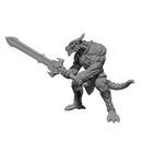 Dragonborn Paladin with two-handed sword 28mm scale.stl - Only-Games