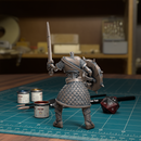 Undead Skeleton Swordsman 010 - TytanTroll Miniatures - DnD - Fantasy- - Only-Games