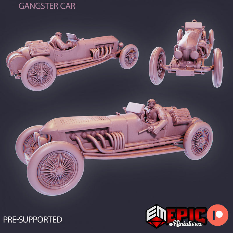 Gangster Car / 1920s Mafia Cars / Criminal Organization Vehicle / Drive by Shooting - Only-Games