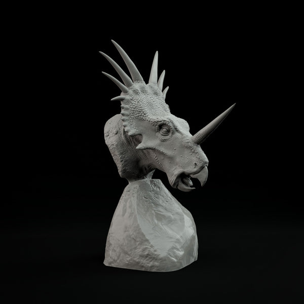 Styracosaurus bust - pre supported - Only-Games