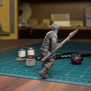 City Guard Spearman 01 - Frostgrave Pathfinder - Fantasy DND - TytanTroll Miniatures - Only-Games